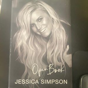 Jessica Simpson open Book